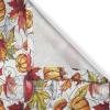 Ambesonne Christmas Kitchen Curtains, Modern Abstract Pine Trees Xmas Theme Dotted Background Print, Window Drapes 2 Panel Set Kitchen Cafe Decor, 55″ x 39″, Beige est Green and Coral(Pale Maroon Apricot and Green)