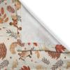 Ambesonne Christmas Kitchen Curtains, Modern Abstract Pine Trees Xmas Theme Dotted Background Print, Window Drapes 2 Panel Set Kitchen Cafe Decor, 55″ x 39″, Beige est Green and Coral(Beige Brown and Cocoa)