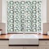 Ambesonne Christmas Kitchen Curtains, Modern Abstract Pine Trees Xmas Theme Dotted Background Print, Window Drapes 2 Panel Set Kitchen Cafe Decor, 55″ x 39″, Beige est Green and Coral(Laurel Green and Vermilion)