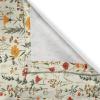 Ambesonne Christmas Kitchen Curtains, Modern Abstract Pine Trees Xmas Theme Dotted Background Print, Window Drapes 2 Panel Set Kitchen Cafe Decor, 55″ x 39″, Beige est Green and Coral(Mustard Orange Sage Green)