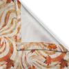 Ambesonne Christmas Kitchen Curtains, Modern Abstract Pine Trees Xmas Theme Dotted Background Print, Window Drapes 2 Panel Set Kitchen Cafe Decor, 55″ x 39″, Beige est Green and Coral(Ginger Marigold and Beige)