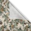 Ambesonne Christmas Kitchen Curtains, Modern Abstract Pine Trees Xmas Theme Dotted Background Print, Window Drapes 2 Panel Set Kitchen Cafe Decor, 55″ x 39″, Beige est Green and Coral(Brown Green and Blue)