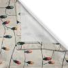 Ambesonne Christmas Kitchen Curtains, Modern Abstract Pine Trees Xmas Theme Dotted Background Print, Window Drapes 2 Panel Set Kitchen Cafe Decor, 55″ x 39″, Beige est Green and Coral(Eggshell Teal and Mustard)