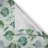 Ambesonne Christmas Kitchen Curtains, Modern Abstract Pine Trees Xmas Theme Dotted Background Print, Window Drapes 2 Panel Set Kitchen Cafe Decor, 55″ x 39″, Beige est Green and Coral(Pale Mint Green and White)