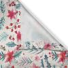 Ambesonne Christmas Kitchen Curtains, Modern Abstract Pine Trees Xmas Theme Dotted Background Print, Window Drapes 2 Panel Set Kitchen Cafe Decor, 55″ x 39″, Beige est Green and Coral(Hot Pink and Pale Petrol Blue)