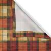 Ambesonne Christmas Kitchen Curtains, Modern Abstract Pine Trees Xmas Theme Dotted Background Print, Window Drapes 2 Panel Set Kitchen Cafe Decor, 55″ x 39″, Beige est Green and Coral(Paprika Orange Rust)
