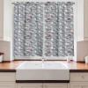 Ambesonne Christmas Kitchen Curtains, Modern Abstract Pine Trees Xmas Theme Dotted Background Print, Window Drapes 2 Panel Set Kitchen Cafe Decor, 55″ x 39″, Beige est Green and Coral(Pale Grey White and Pink)