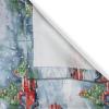 Ambesonne Christmas Kitchen Curtains, Modern Abstract Pine Trees Xmas Theme Dotted Background Print, Window Drapes 2 Panel Set Kitchen Cafe Decor, 55″ x 39″, Beige est Green and Coral(Hot Pink Pale Grey and Green)