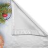Ambesonne Christmas Kitchen Curtains, Taste of Xmas Season Frame Gingerbread Cookies and Biscuits, Window Drapes 2 Panel Set for Kitchen Cafe Decor, 55″ x 39″, Brown Green(Rose Green)