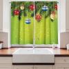 Ambesonne Christmas Kitchen Curtains, Taste of Xmas Season Frame Gingerbread Cookies and Biscuits, Window Drapes 2 Panel Set for Kitchen Cafe Decor, 55″ x 39″, Brown Green(Avocado Green)