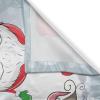 Ambesonne Christmas Kitchen Curtains, Taste of Xmas Season Frame Gingerbread Cookies and Biscuits, Window Drapes 2 Panel Set for Kitchen Cafe Decor, 55″ x 39″, Brown Green(Red Blue)