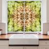 Ambesonne Christmas Kitchen Curtains, Taste of Xmas Season Frame Gingerbread Cookies and Biscuits, Window Drapes 2 Panel Set for Kitchen Cafe Decor, 55″ x 39″, Brown Green(Green Brown)