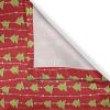 Ambesonne Christmas Kitchen Curtains, Taste of Xmas Season Frame Gingerbread Cookies and Biscuits, Window Drapes 2 Panel Set for Kitchen Cafe Decor, 55″ x 39″, Brown Green(Red Green White)