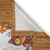Ambesonne Christmas Kitchen Curtains, Taste of Xmas Season Frame Gingerbread Cookies and Biscuits, Window Drapes 2 Panel Set for Kitchen Cafe Decor, 55″ x 39″, Brown Green(Multicolor and Pale Brown)