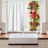 Ambesonne Christmas Kitchen Curtains, Taste of Xmas Season Frame Gingerbread Cookies and Biscuits, Window Drapes 2 Panel Set for Kitchen Cafe Decor, 55″ x 39″, Brown Green(Fern Green Red Apple Green)