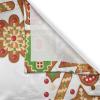 Ambesonne Christmas Kitchen Curtains, Taste of Xmas Season Frame Gingerbread Cookies and Biscuits, Window Drapes 2 Panel Set for Kitchen Cafe Decor, 55″ x 39″, Brown Green(Brown Green)