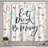 Ambesonne Christmas Kitchen Curtains, Taste of Xmas Season Frame Gingerbread Cookies and Biscuits, Window Drapes 2 Panel Set for Kitchen Cafe Decor, 55″ x 39″, Brown Green(Black Vermilion)