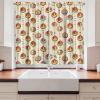Ambesonne Christmas Kitchen Curtains, Taste of Xmas Season Frame Gingerbread Cookies and Biscuits, Window Drapes 2 Panel Set for Kitchen Cafe Decor, 55″ x 39″, Brown Green(Ruby Khaki)