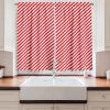 Ambesonne Christmas Kitchen Curtains, Taste of Xmas Season Frame Gingerbread Cookies and Biscuits, Window Drapes 2 Panel Set for Kitchen Cafe Decor, 55″ x 39″, Brown Green(Orange and White)