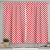 Ambesonne Christmas Kitchen Curtains, Taste of Xmas Season Frame Gingerbread Cookies and Biscuits, Window Drapes 2 Panel Set for Kitchen Cafe Decor, 55″ x 39″, Brown Green(Orange and White)
