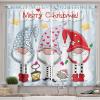 Ambesonne Christmas Kitchen Curtains, Taste of Xmas Season Frame Gingerbread Cookies and Biscuits, Window Drapes 2 Panel Set for Kitchen Cafe Decor, 55″ x 39″, Brown Green(Red Blue)
