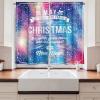 Ambesonne Christmas Kitchen Curtains, Taste of Xmas Season Frame Gingerbread Cookies and Biscuits, Window Drapes 2 Panel Set for Kitchen Cafe Decor, 55″ x 39″, Brown Green(Purple Aqua)