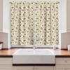 Ambesonne Christmas Kitchen Curtains, Taste of Xmas Season Frame Gingerbread Cookies and Biscuits, Window Drapes 2 Panel Set for Kitchen Cafe Decor, 55″ x 39″, Brown Green(Cream Taupe)