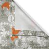 Ambesonne Christmas Kitchen Curtains, Winter Night Country Landscape with Little House Among Pine Trees and Snow, Window Drapes 2 Panel Set for Kitchen Cafe Decor, 55″ x 39″, Navy Blue Yellow(Pale Sage Green Orange)