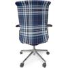 Ambesonne Christmas Office Chair Cover, Colorful Christmas Balls Different Retro Pattern Holiday Celebration, Stretchable Decorative Universal Size High Back Printed Slipcover, Blue Grey Purple Yellow(Sea Blue)
