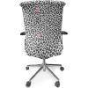 Ambesonne Christmas Office Chair Cover, Colorful Christmas Balls Different Retro Pattern Holiday Celebration, Stretchable Decorative Universal Size High Back Printed Slipcover, Blue Grey Purple Yellow(Grey Pink)