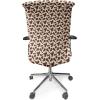 Ambesonne Christmas Office Chair Slipcover, Vivid of Joyous Holiday Celebration Jumping Dancing Cheery Cartoon for Yule, Protective Stretch Decorative Fabric Cover, Standard Size, Green Red(Yellow Brown)