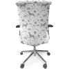 Ambesonne Christmas Office Chair Slipcover, Vivid of Joyous Holiday Celebration Jumping Dancing Cheery Cartoon for Yule, Protective Stretch Decorative Fabric Cover, Standard Size, Green Red(White Blue)