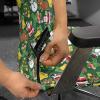 Ambesonne Christmas Office Chair Slipcover, Vivid of Joyous Holiday Celebration Jumping Dancing Cheery Cartoon for Yule, Protective Stretch Decorative Fabric Cover, Standard Size, Green Red(Green Red)