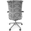 Ambesonne Christmas Office Chair Slipcover, Vivid of Joyous Holiday Celebration Jumping Dancing Cheery Cartoon for Yule, Protective Stretch Decorative Fabric Cover, Standard Size, Green Red(White Black)