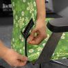 Ambesonne Christmas Office Chair Slipcover, Vivid of Joyous Holiday Celebration Jumping Dancing Cheery Cartoon for Yule, Protective Stretch Decorative Fabric Cover, Standard Size, Green Red(Yellow Green)