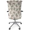 Ambesonne Christmas Office Chair Slipcover, Vivid of Joyous Holiday Celebration Jumping Dancing Cheery Cartoon for Yule, Protective Stretch Decorative Fabric Cover, Standard Size, Green Red(Peach Seafoam)