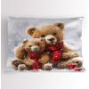 Ambesonne Christmas Pillow Sham, Funny Christmas Santa Claus and Reindeer Peeking Cartoon Style Humor, Decorative Standard Queen Size Printed Pillowcase, 30″ X 20″, Vermilion Caramel White(Off White Tan Dark Pink)