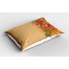 Ambesonne Christmas Pillow Sham Set of 2, Holiday Season Office Design Tree Celebration Snowflakes Celebration, Quality Microfiber Bedding Item for All Seasons, 30″ x 20″, White Green Red(Pastel Brown)
