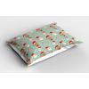 Ambesonne Christmas Pillow Sham Set of 2, Holiday Season Office Design Tree Celebration Snowflakes Celebration, Quality Microfiber Bedding Item for All Seasons, 30″ x 20″, White Green Red(Pale Seafoam)