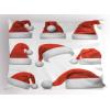 Ambesonne Christmas Pillow Sham, Snowy Winter Tree Branches Berries Bullfinch Birds Snowman Hat, Decorative Standard Size Printed Pillowcase, 26″ X 20″, Almond Green Orange(Red and White)