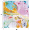 Ambesonne Christmas Shower Curtain, Holiday Season Office Design Tree Celebration Snowflakes Celebration, Cloth Fabric Bathroom Decor Set with Hooks, 69″ W x 75″ L, White Green Red(Rose Orange)