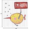 Ambesonne Christmas Shower Curtain, Holiday Season Office Design Tree Celebration Snowflakes Celebration, Cloth Fabric Bathroom Decor Set with Hooks, 69″ W x 75″ L, White Green Red(Crimson Yellow)
