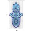 Ambesonne Christmas Shower Curtain, Holiday Season Office Design Tree Celebration Snowflakes Celebration, Cloth Fabric Bathroom Decor Set with Hooks, 69″ W x 75″ L, White Green Red(Blue Turquoise White)