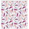 Ambesonne Christmas Shower Curtain, Holiday Season Office Design Tree Celebration Snowflakes Celebration, Cloth Fabric Bathroom Decor Set with Hooks, 69″ W x 75″ L, White Green Red(Pink Purple)