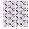 Ambesonne Christmas Shower Curtain, Holiday Season Office Design Tree Celebration Snowflakes Celebration, Cloth Fabric Bathroom Decor Set with Hooks, 69″ W x 75″ L, White Green Red(Lavender Cocoa)