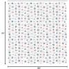 Ambesonne Christmas Shower Curtain, Holiday Season Office Design Tree Celebration Snowflakes Celebration, Cloth Fabric Bathroom Decor Set with Hooks, 69″ W x 75″ L, White Green Red(Blue and Red)