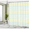 Ambesonne Christmas Shower Curtain, Holiday Season Office Design Tree Celebration Snowflakes Celebration, Cloth Fabric Bathroom Decor Set with Hooks, 69″ W x 75″ L, White Green Red(Cream Green)