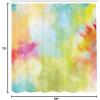 Ambesonne Christmas Shower Curtain, Holiday Season Office Design Tree Celebration Snowflakes Celebration, Cloth Fabric Bathroom Decor Set with Hooks, 69″ W x 75″ L, White Green Red(Green Peach)
