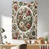 Ambesonne Christmas Tapestry, Pine Tree with Present Boxes on Snowy Board Xmas at Countryside Theme, Wall Hanging for Bedroom Living Room Dorm Decor, 40″ X 60″, Green Brown(Reseda Green Pale Ruby)