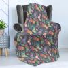 Ambesonne Christmas Throw Blanket, Traditional Xmas Pinecone and Leaves Ornate on Plaid Background Print, Flannel Fleece Accent Piece Soft Couch Cover for Adults, 50″ x 60″, Cocoa Brown Sage Green(Mustard and Multicolor)